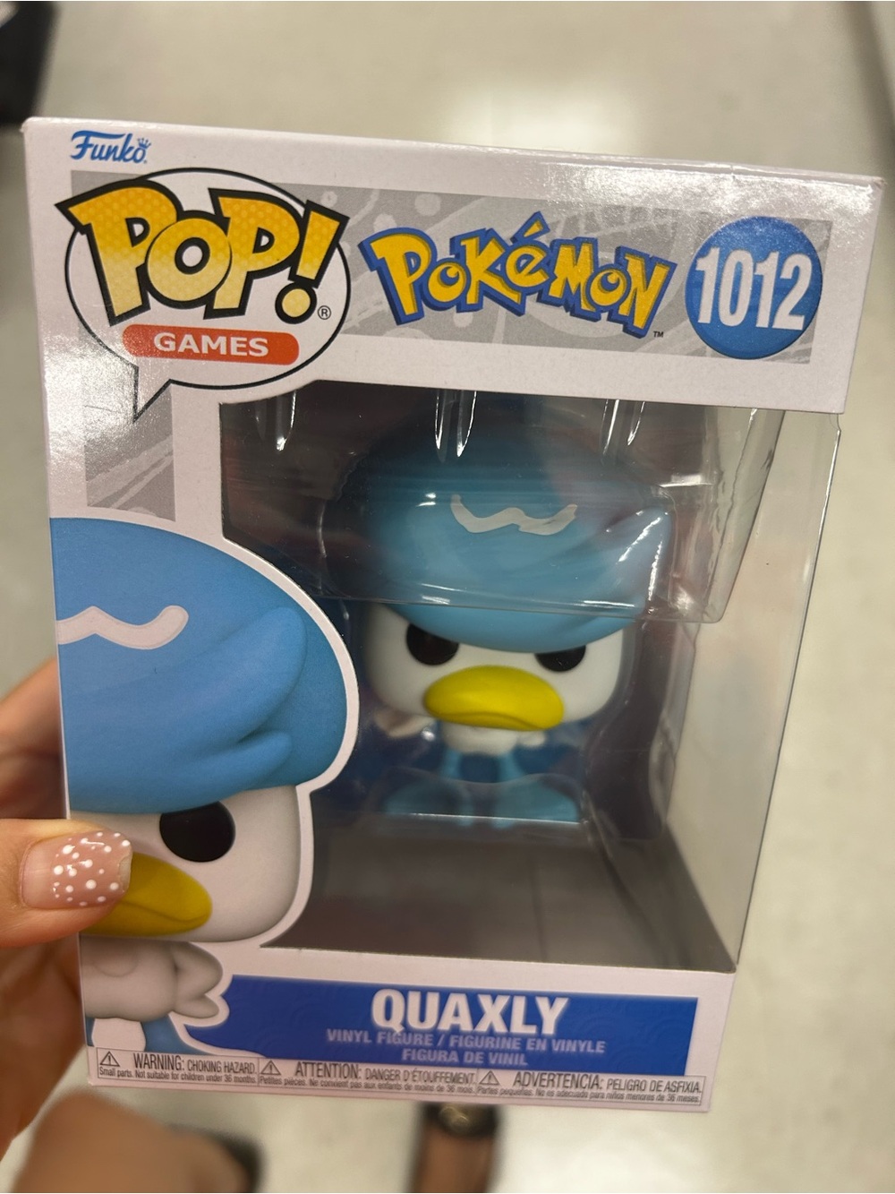 Funko Games Pokémon Quaxly #1012 - Blue Vinyl Figure